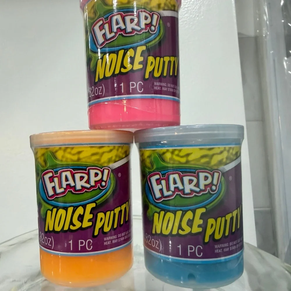 Noise Putty Party Pack - Pink, Orange, Blue